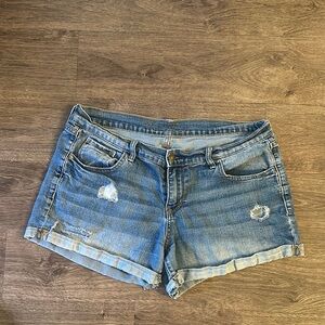 Old Navy Distressed Blue Jean Shorts